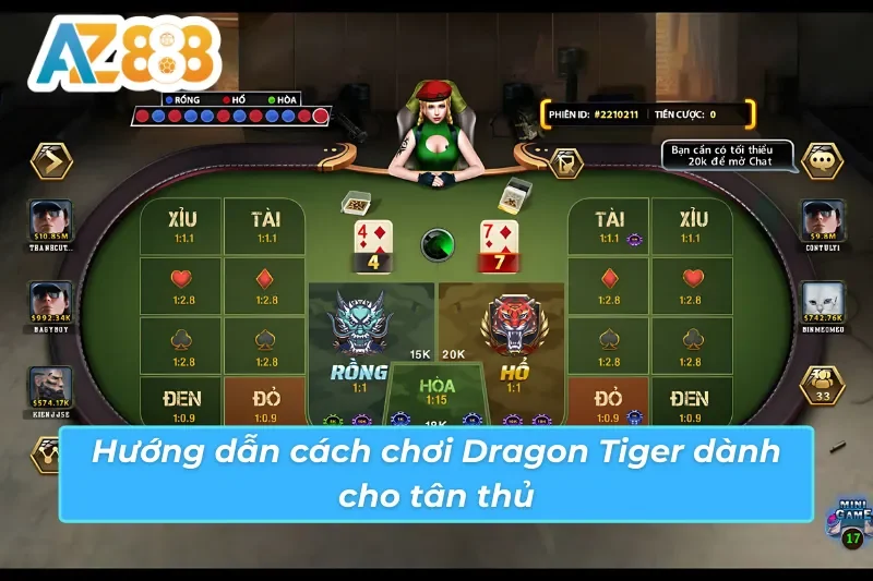 Rồng Hổ AZ888 - Game Casino Ăn Khách Nhất Mọi Thời Đại 3 Cách chơi Rồng Hổ AZ888 chi tiết dành cho tân thủ